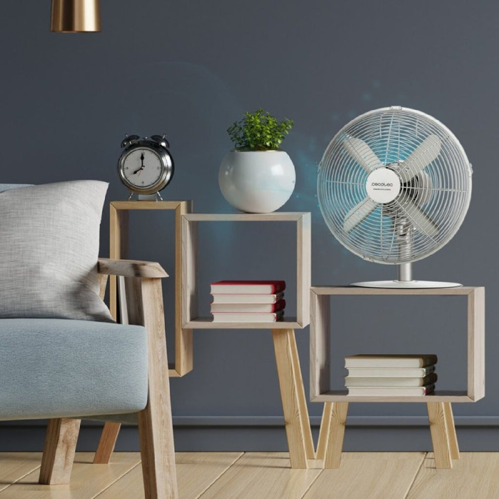 Cecotec EnergySilence 610 Desk Fan 40W Silent Oscillating Steel