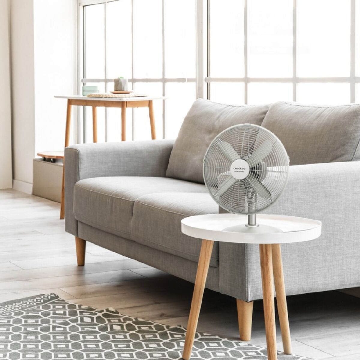 Cecotec EnergySilence 610 Desk Fan 40W Silent Oscillating Steel