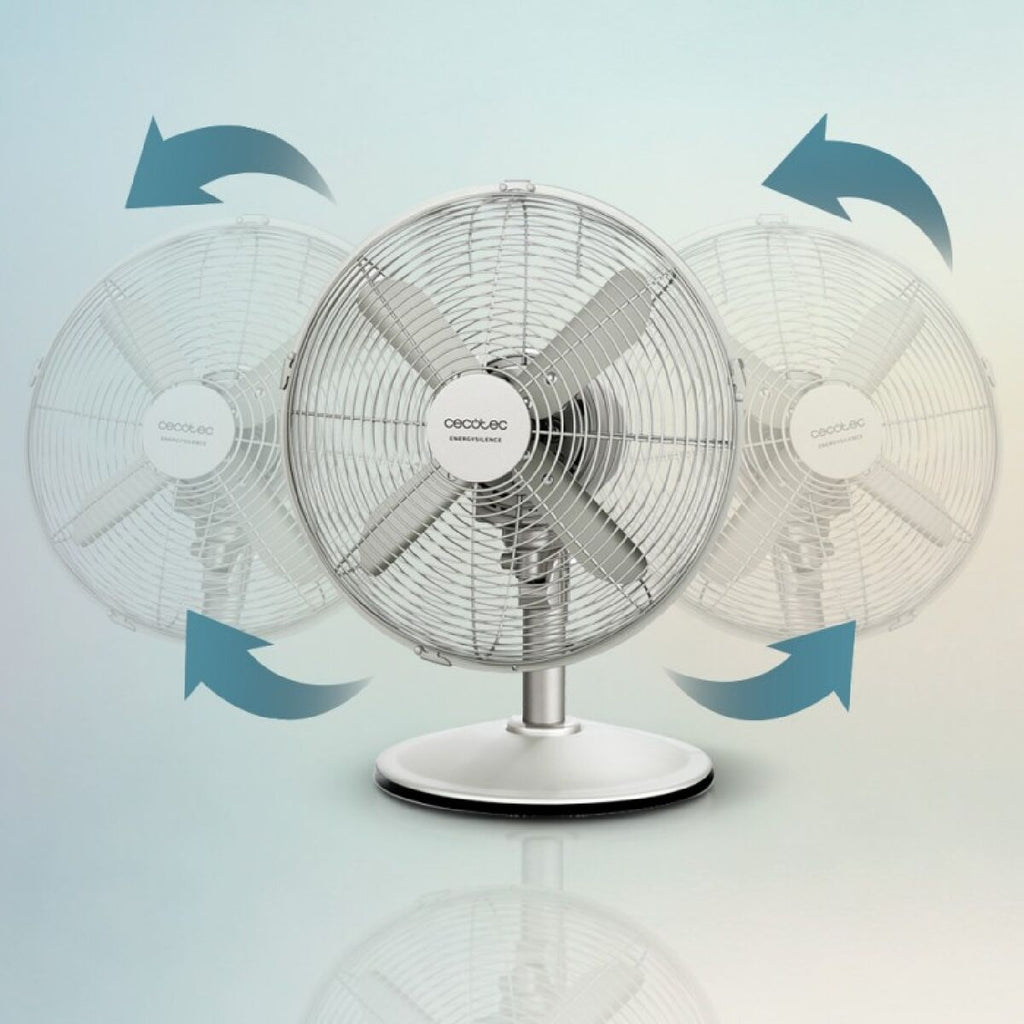 Cecotec EnergySilence 610 Desk Fan 40W Silent Oscillating Steel