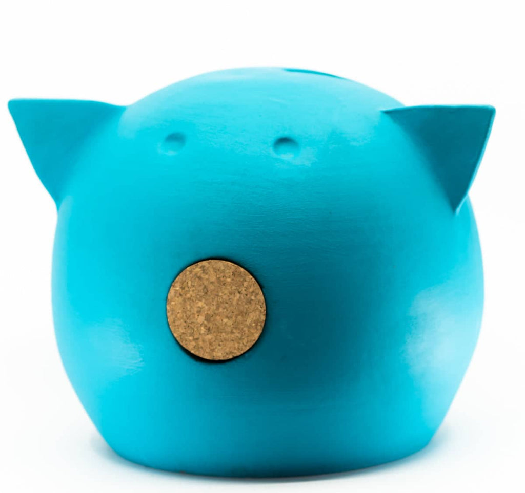 Handmade Ceramic Blackboard Piggy Bank - The Chalk Collection